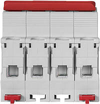 Автоматичний вимикач 4р, 20А, C, 6кА, AC 230/400, на DIN-рейку , E.NEXT, (s002148), фото 5