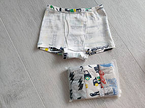 Набір трусів боксери для хлопчика 6-7 років 3 штуки, арт. ТМ09, фото 3