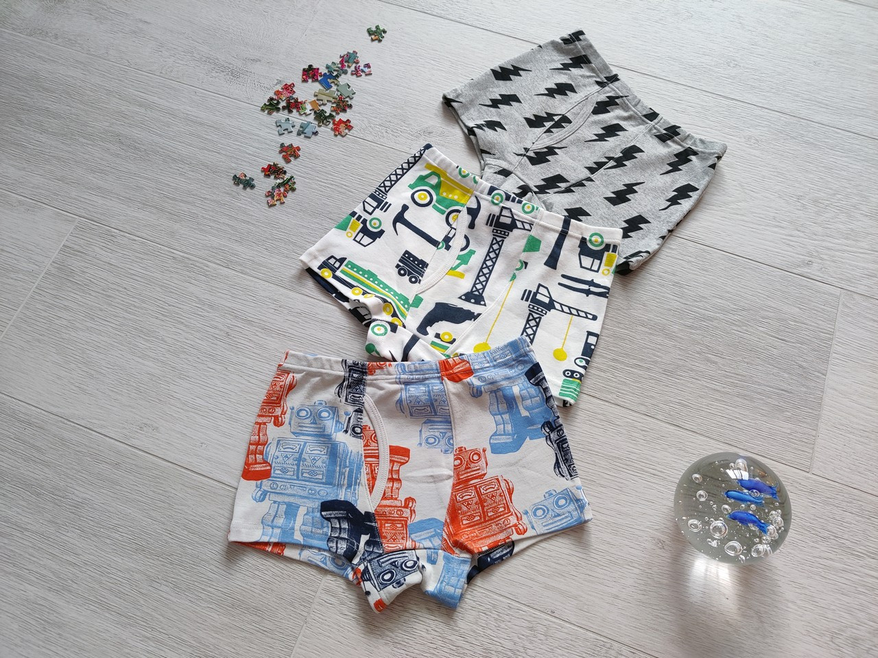 Набір трусів боксери для хлопчика 6-7 років 3 штуки, арт. ТМ09