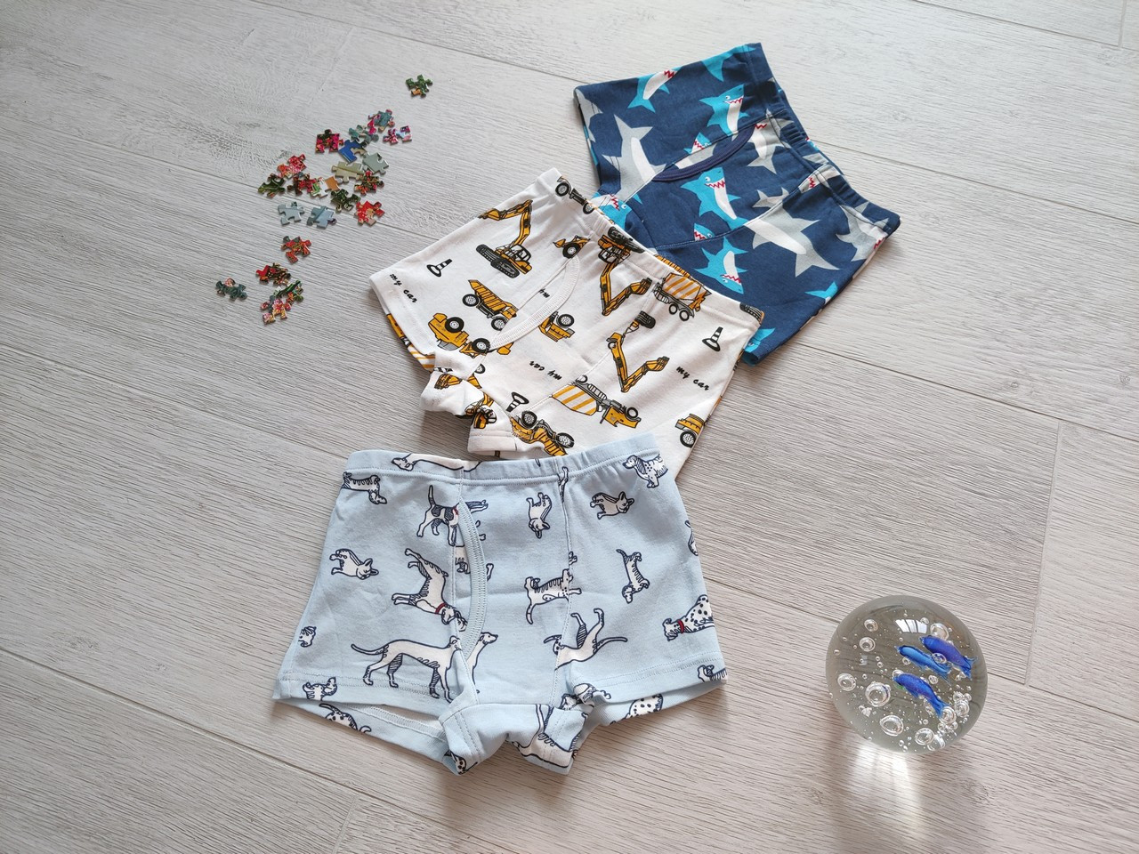 Дитячі трусики боксери на хлопчика 4-10 років набір з 3 штук, арт. ТМ08