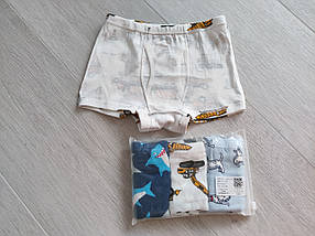 Дитячі трусики боксери на хлопчика 4-10 років набір з 3 штук, арт. ТМ08, фото 3