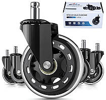 Набір коліс для офісного крісла IKEA 2.5" 5 шт Black