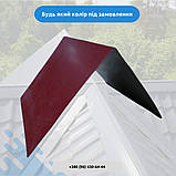 Коник з оцинкованої сталі на кровлю 100х100 (цинк 0,7) довжина 2 метра, фото 10