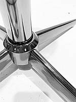 Крісло Gor Modern Base фрезовий велюр В-1025, на хромованій хрестовині зі стопками, фото 7