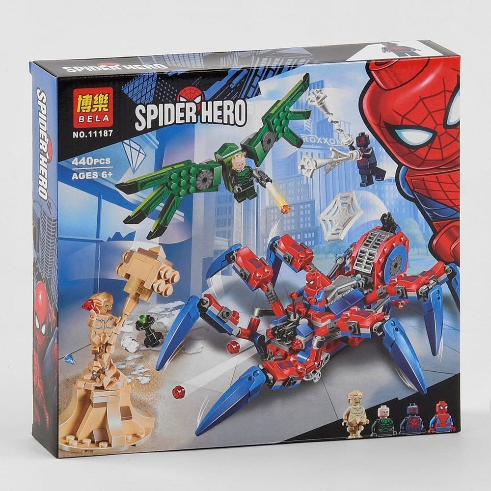 Конструктор Bela Spider Hero 11187 "Небезпечна сутичка", 440 деталей