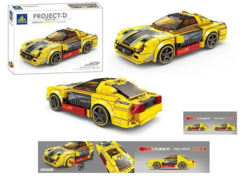 Конструктор KY 6148 "Перегоновий автомобіль", 265 деталей, інерція