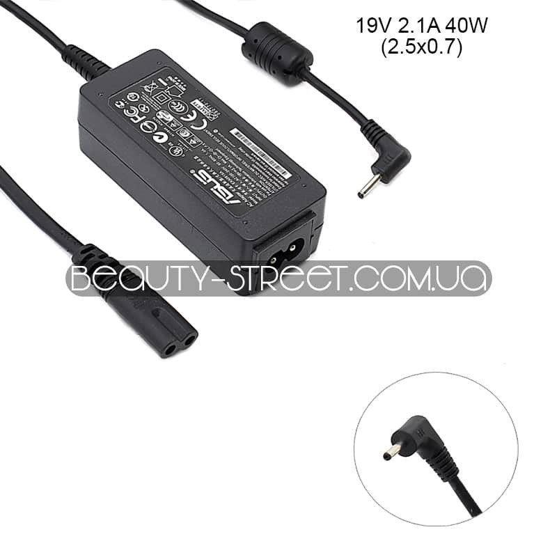 РОЗПРОДАЖ!!! Блок живлення для ноутбука Asus 19V 2.1 A 40W 2.5x0.7 (B)