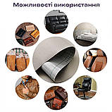 Самоклеюча екошкіра у рулоні 1.37*3m*0.5mm LIGHT GREY (D) SW-00001324, фото 7