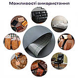 Самоклеюча екошкіра у рулоні 1.37*3m*0.5mm DEEP GREY (D) SW-00001340, фото 7