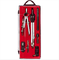 Креслярський набір 7 предмета Готовальня для креслення 707B Набори креслярських інструментів