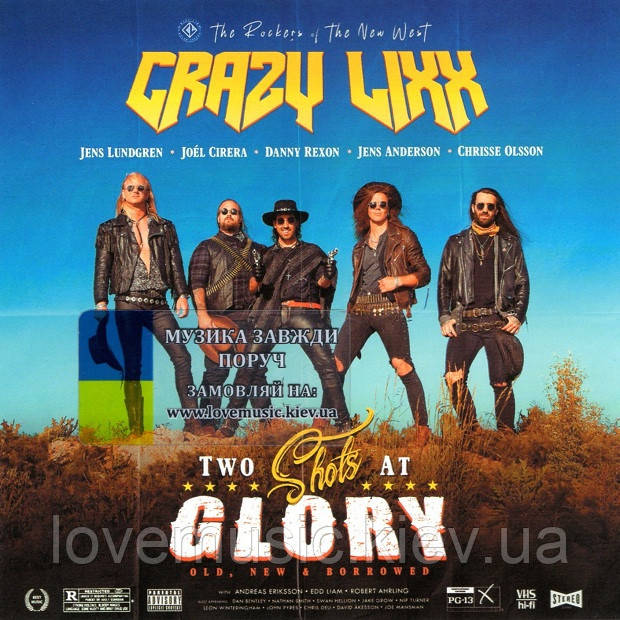 Музичний сд диск CRAZY LIXX Two shots at glory (2024) (audio cd), фото 1