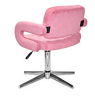 Крісло Gor Modern Base фрезовий велюр В-1025, на хромованій хрестовині зі стопками, фото 2