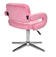 Крісло Gor Modern Base фрезовий велюр В-1025, на хромованій хрестовині зі стопками, фото 5