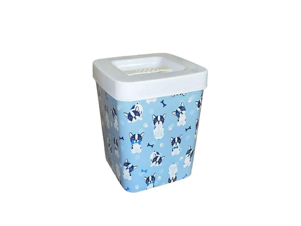 Кошик 2,1л квадратний НОВІ МАЛЮНКИ французький бульдог ТМ EMAY HOME FG
