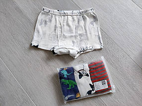 Дитячі труси боксери для хлопчиків 4-9 років комплект з 3 штук, арт. ТМ04, фото 3