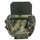 Сумка-напашник з м'яким балістичним пакетом 1-го класу захисту розміром 200*135*165 у кольорі мультикам, фото 3