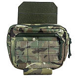Сумка-напашник з м'яким балістичним пакетом 1-го класу захисту розміром 200*135*165 у кольорі мультикам, фото 4