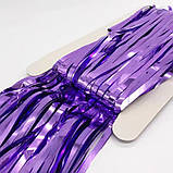 Дощик для фотозони 1 м на 1 м бузковий, фото 4