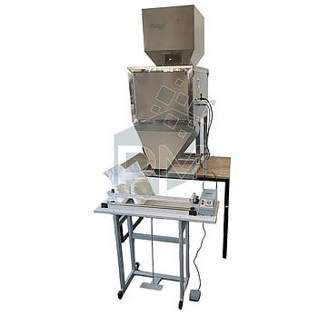 Фасувальний напівавтомат сипучих продуктів F9999-SFTD600 з ваговим дозатором