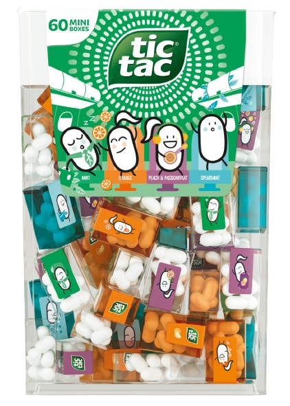 Драже Tic Tac Lilliput Mixed 60 міні-коробочок 228 г, фото 1