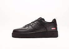 Чоловічі кросівки Nike Air Force 1 Low Supreme Black CU9225-001, фото 3