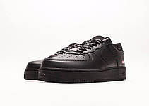 Чоловічі кросівки Nike Air Force 1 Low Supreme Black CU9225-001, фото 6