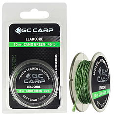 Лідкор з свинцем 10м 50lb GC G.Carp Leadcore Camo Green