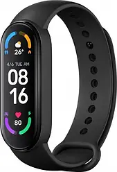 Фітнес-браслет Xiaomi Mi Smart Band 7 Black, Фітнес трекер М7, Глобал