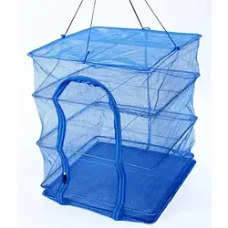 Складана сітка сушарка 50х50 см для сушіння риби, грибів і фруктів