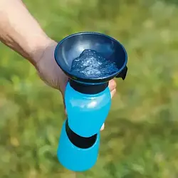 Поїлка для собак Aqua Dog Поїльник переносна для собак 550 мл Пляшка поїльник для собак Поїльник дорожній prd
