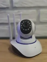 Смарт-камера з під'єднанням через wifi, SD card, нічним режимом, трьома антенами. і гучним зв'язком TS-S5