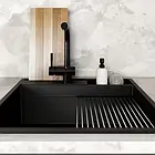 Раковина Globalo Silvano 60.1 Black/IX, фото 3