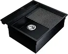 Раковина Globalo Silvano 60.1 Black/IX, фото 7