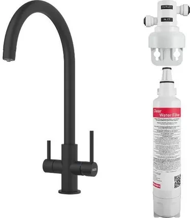 Кухонний змішувач Franke Clear Water Czarny Mat 1600702681