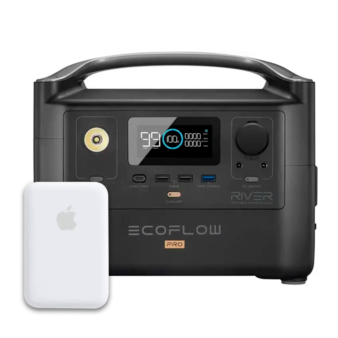 Портативна зарядна станція EcoFlow RIVER Pro (720 Wh), Електростанція для дому з повербанком 10.000ma