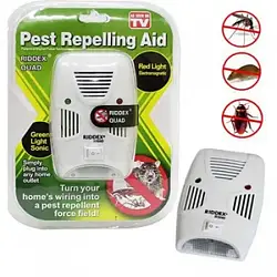 Електронний відлякувач гризунів і комах Pest Repelling Aid, електромагнітний відлякувач комах spn