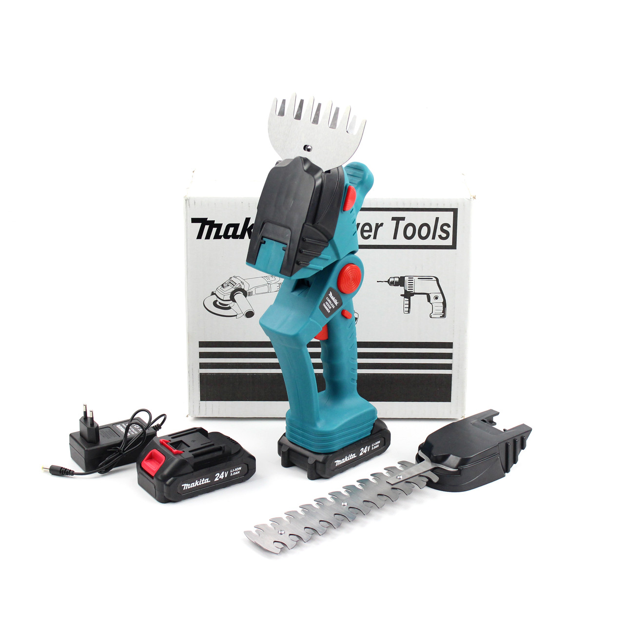 Акумуляторні ножиці-кущоріз Makita DUH253Z (24V, 5AH), АКБ ножиці для трави та кущів Макіта