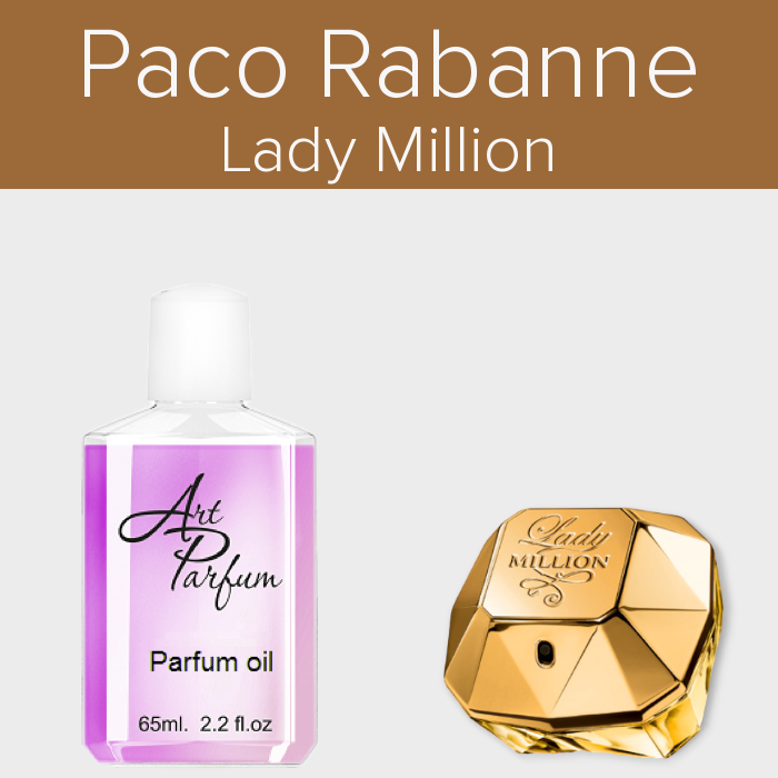 Парфумований концентрат 65мл. Аромат схожий з Paco Rabanne Lady Million, фото 1