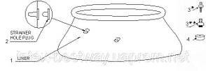 Надувний басейн «Ocean reef easy set pool» Intex 28124 (54900) (305х76см), фото 4