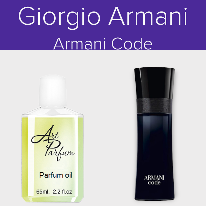 Парфумований концентрат 65мл. Аромат схожий з Giorgio Armani Armani Code, фото 1