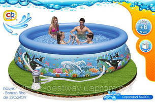 Надувний басейн Intex Ocean Reef Easy Set Pool 54906 (366х76 див. ), фото 1
