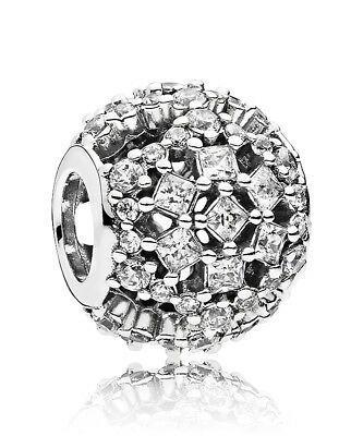 Срібна намистина Pandora   Снігопад  796378CZ