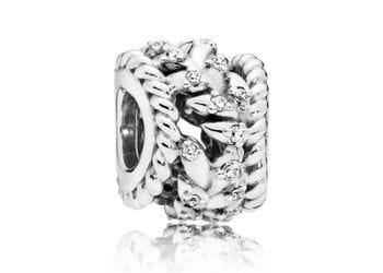 Срібна намистина Pandora   Вальс колосків  797597CZ
