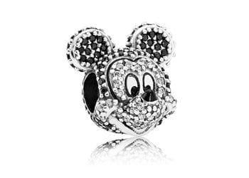 Срібна намистина Pandora Disney Pandora   ПОРТРЕТ МІККІ  791795NCK