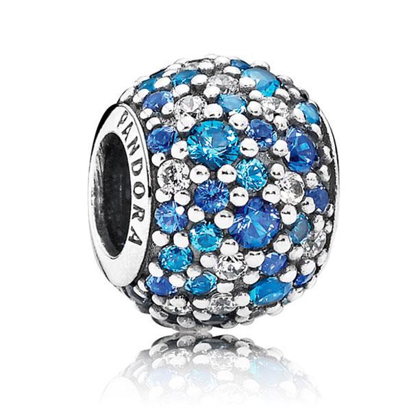 Срібна намистина Pandora   Всі кольори неба  791261NSBMX