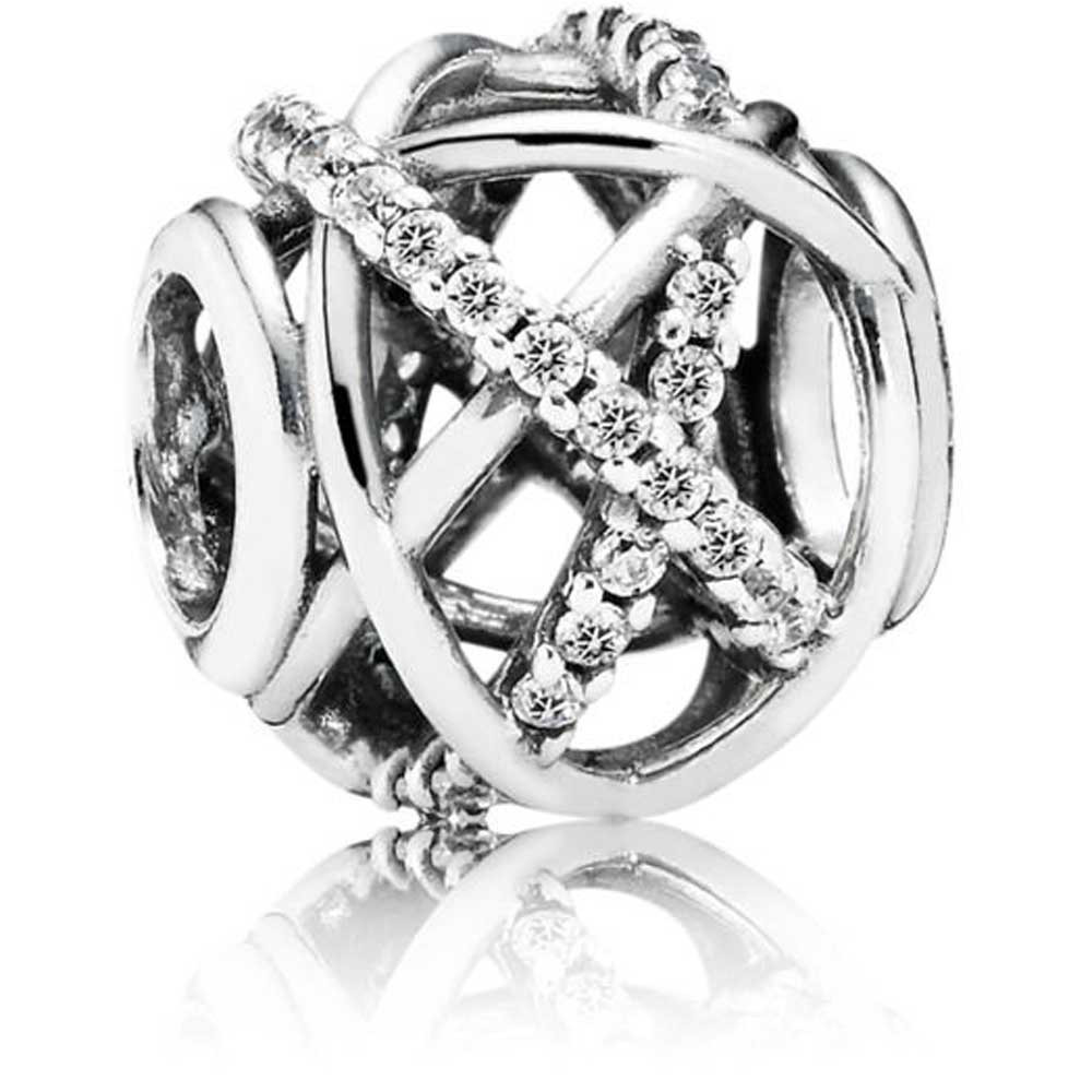 Срібна намистина Pandora   Срібна галактика
