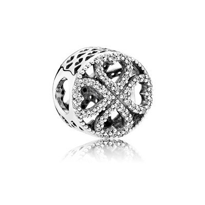 Срібна намистина Pandora  791808CZ