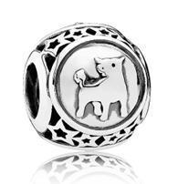 Срібна намистина Pandora  Телець 055-00595