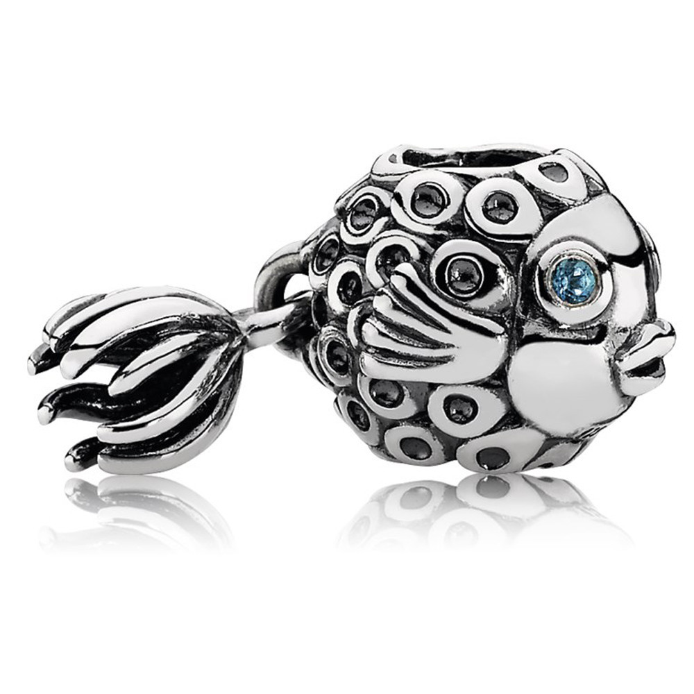 Срібна намистина Pandora   Риба-янгол  791108TPP