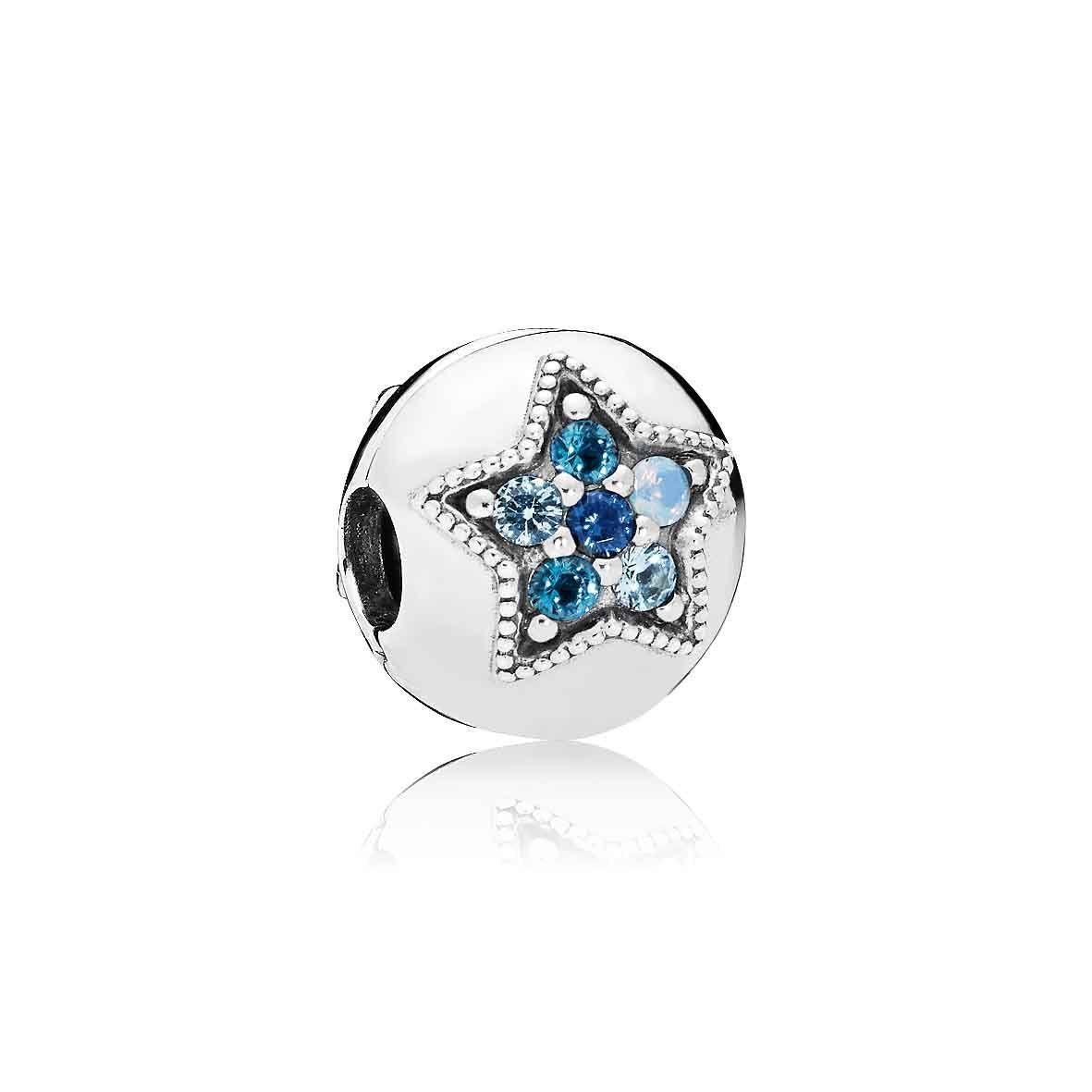 Срібна намистина Pandora   Яскрава зірка  796380NSBMX